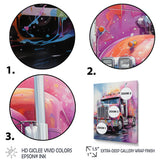 Pink Semi Truck Showstopper - Truck Canvas Wall Art