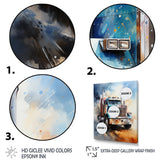 Semi Truck The Workhorse - Truck Canvas Wall Art