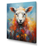 Colorful Popart Sheep Ewes - Sheep Canvas Wall Art