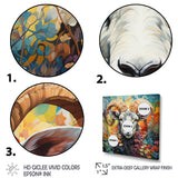 Colorful Sheep Chromatic Harmony - Multi-Color Sheep Wall Art