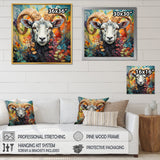 Colorful Sheep Chromatic Harmony - Multi-Color Sheep Wall Art