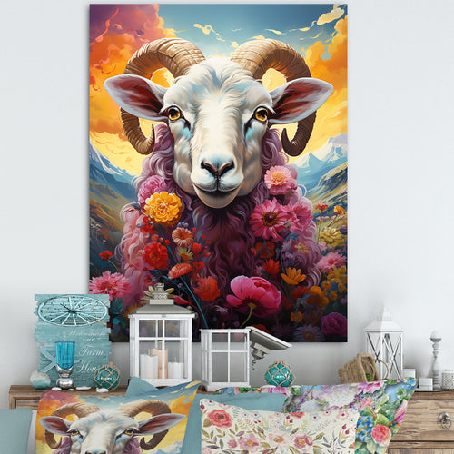 Pink Sheep Enchanted Ewes - Sheep Home Decor Art