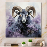 Purple Sheep Enigmatic Ewes - Sheep Living Room Wall Art