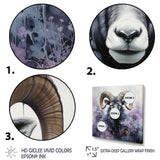Purple Sheep Enigmatic Ewes - Sheep Living Room Wall Art