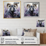 Purple Sheep Enigmatic Ewes - Sheep Living Room Wall Art