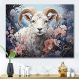 White Sheep Ethereal Dreamscapes - Sheep Canvas Wall Art