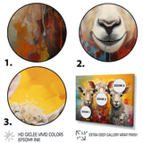 Colorful Sheep Fuzzy Friends - Sheep Wall Art Prints