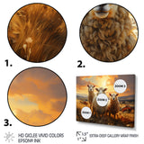 Sheep Golden Flock - Yellow Sheep Wall Art