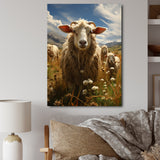 Sheep Harmony In Herd - Sheep Home Decor Art