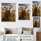 Sheep Harmony In Herd - Sheep Home Decor Art