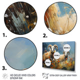 Sheep Grazing Impressionistic - Sheep Bedroom Wall Art
