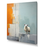 Sheep Minimalist Cubism - Sheep Wall Decor