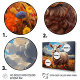 Sheep Vibrant Meadows - Sheep Wall Decor