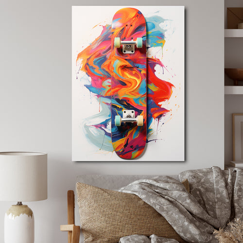 Skateboard Gravity Defiance I - Skateboard Canvas Wall Art