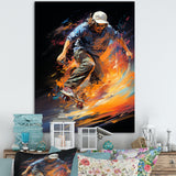 Skateboard Rhythmic Grind - Skateboard Canvas Wall Art