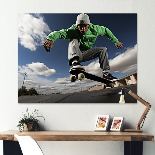 Skateboard Chronicles I - Skateboard Canvas Wall Art