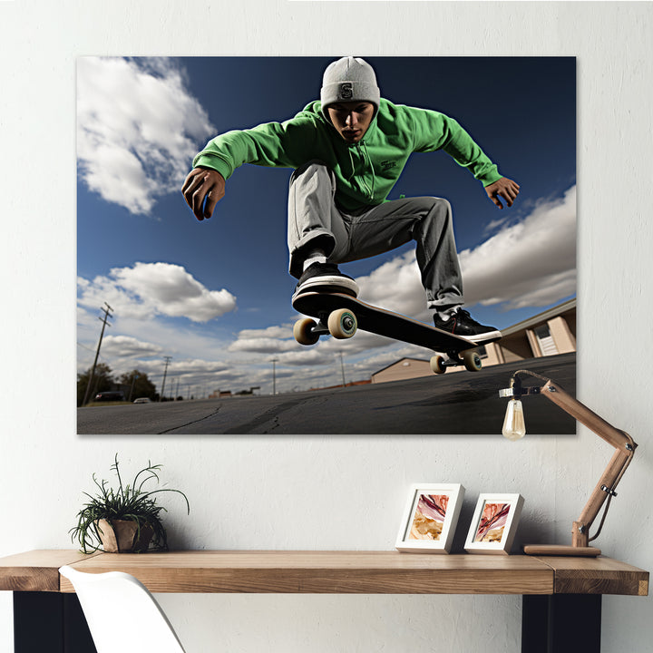 Skateboard Chronicles I - Skateboard Canvas Wall Art