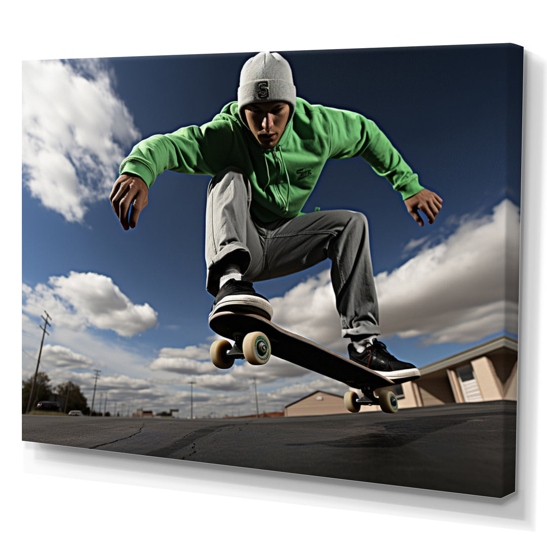 Skateboard Chronicles I - Skateboard Canvas Wall Art