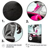 Pink Skateboard Dreams - Skateboard Canvas Wall Art