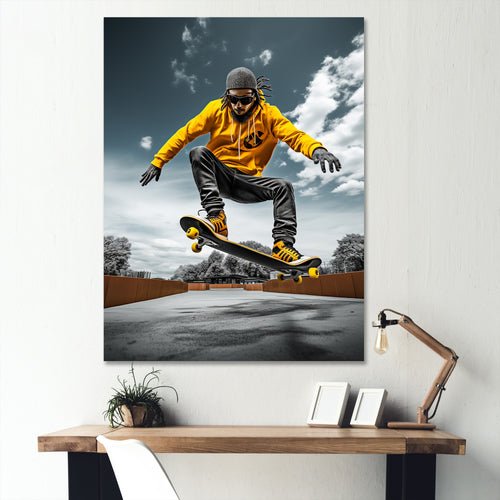 Skateboard Stories - Skateboard Canvas Wall Art