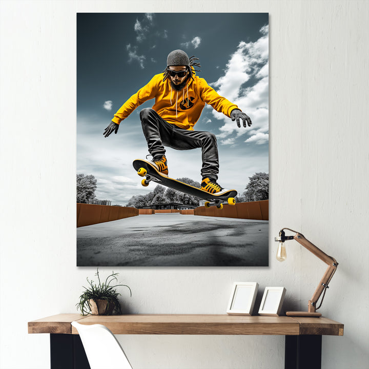 Skateboard Stories - Skateboard Canvas Wall Art