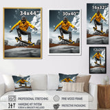 Skateboard Stories - Skateboard Canvas Wall Art