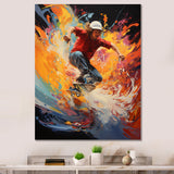 Skateboard Synchrony - Skateboard Canvas Wall Art