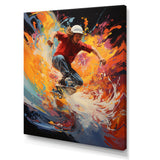 Skateboard Synchrony - Skateboard Canvas Wall Art
