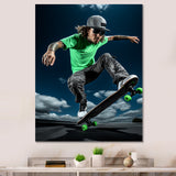 Skateboard Thrills - Skateboard Canvas Wall Art