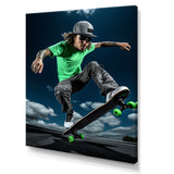 Skateboard Thrills - Skateboard Canvas Wall Art