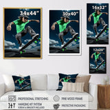 Skateboard Thrills - Skateboard Canvas Wall Art