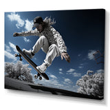 Skateboard Skateboarding Soul - Skateboard Canvas Wall Art