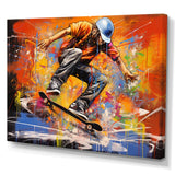 Skateboard Street Canvas I - Skateboard Canvas Wall Art