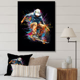 Skateboard Urban Flow I - Skateboard Canvas Wall Art