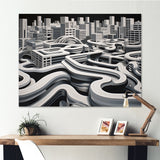 Skateboard Urban Rhythm - Skateboard Canvas Wall Art