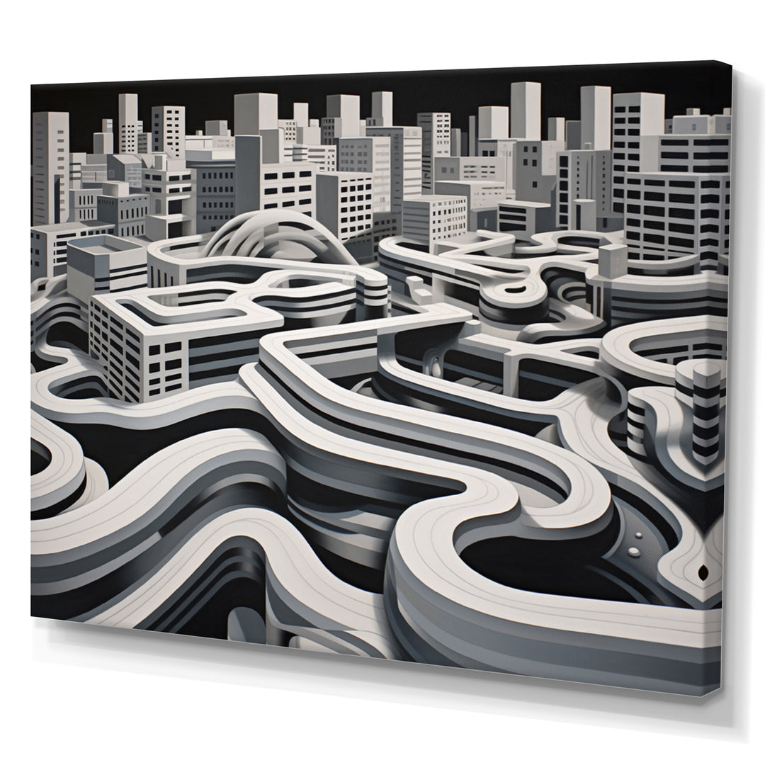 Skateboard Urban Rhythm - Skateboard Canvas Wall Art