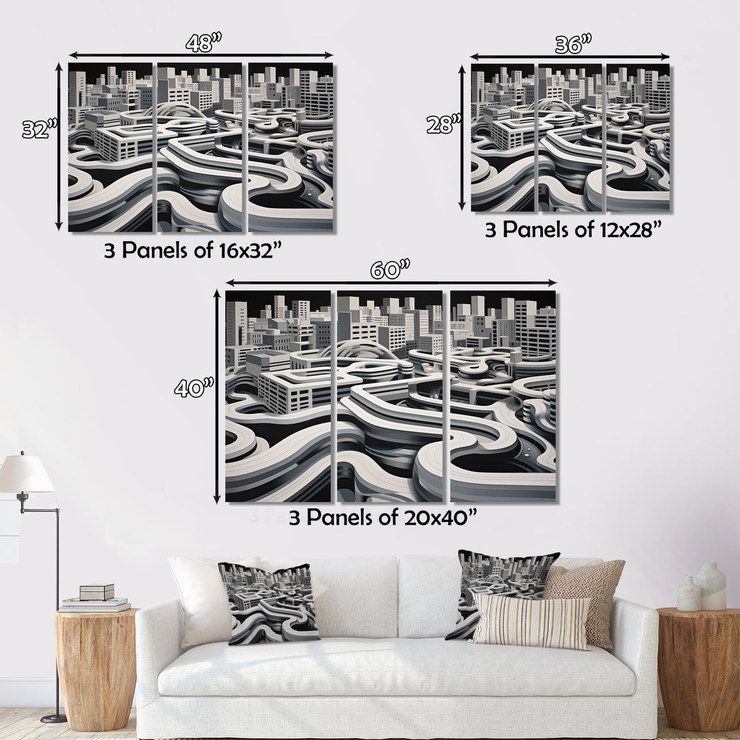 Skateboard Urban Rhythm - Skateboard Canvas Wall Art
