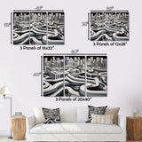 Skateboard Urban Rhythm - Skateboard Canvas Wall Art