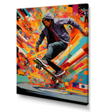 Skateboard Urban Rhythms - Skateboard Canvas Wall Art