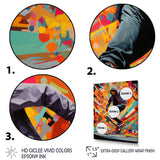 Skateboard Urban Rhythms - Skateboard Canvas Wall Art