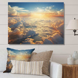 Sky Whispering Clouds - Landscapes Canvas Wall Art