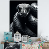 Black Snake Slithering Grace - Snake Wall Decor