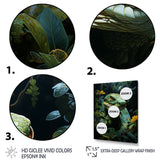 Green Snake Solitude - Snake Wall Art Prints