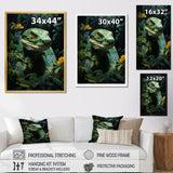 Green Snake Solitude - Snake Wall Art Prints