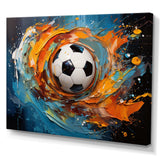 Soccer Ball Kaleidoscope I - Sports Canvas Wall Art