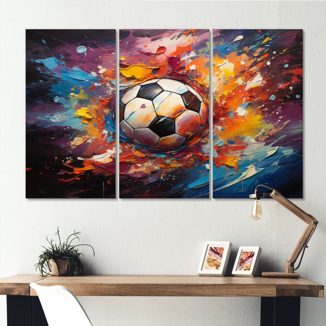 Soccer Ball Kaleidoscope II - Multi-Panels