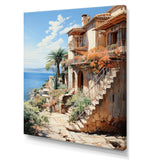 Spain Mediterranean Serenity In Mallorcain - Landscapes Canvas Wall Art