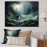 Stormy Seas Beauty III - Landscapes Canvas Wall Art