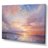 Sunset Cotton Candy Skies V - Landscapes Canvas Wall Art