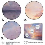 Sunset Cotton Candy Skies V - Landscapes Canvas Wall Art